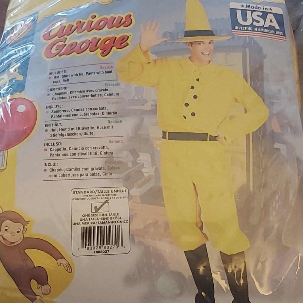 The Man in the Yellow Hat Halloween Costume